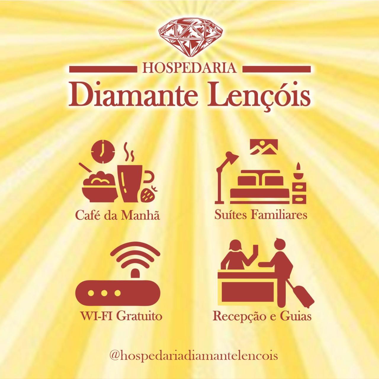 Hospedaria Diamante Lencois Kültér fotó